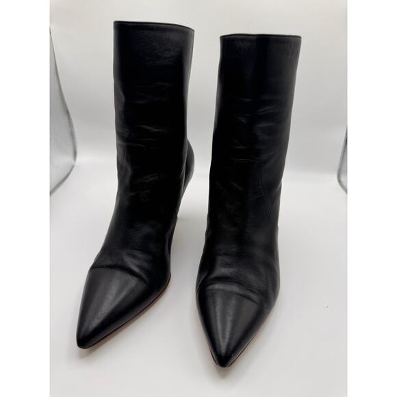 GABRIELA HEARST Black Mariana Ankle Leather Boots size 36 - Picture 6 of 13